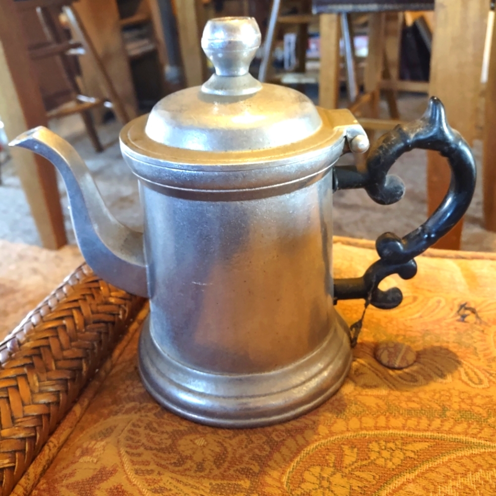 American made Vintage Pewter Coffee Pot